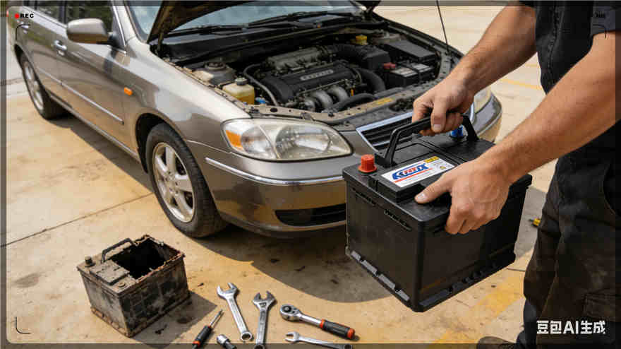 琼结汽车换电瓶电话【案例】